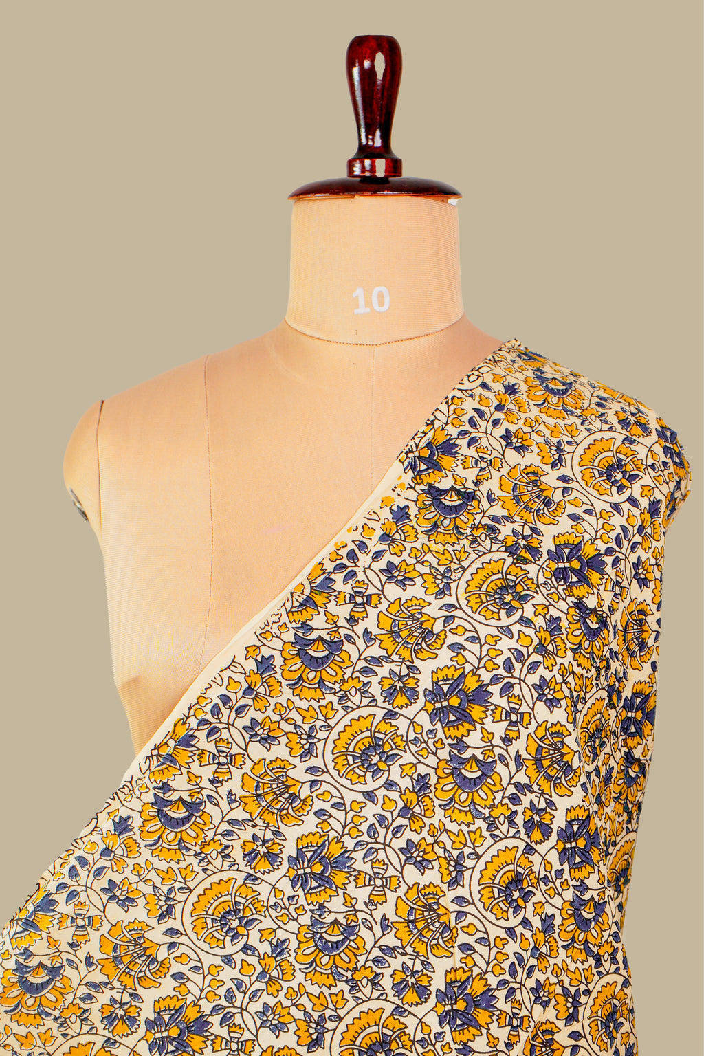 Off White Traditional kalamkari print fabrics