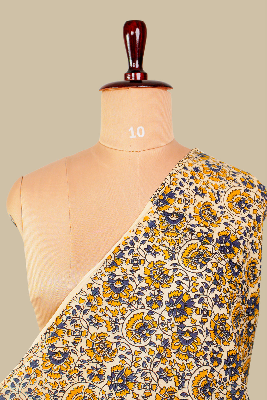 Off White Traditional kalamkari print fabrics