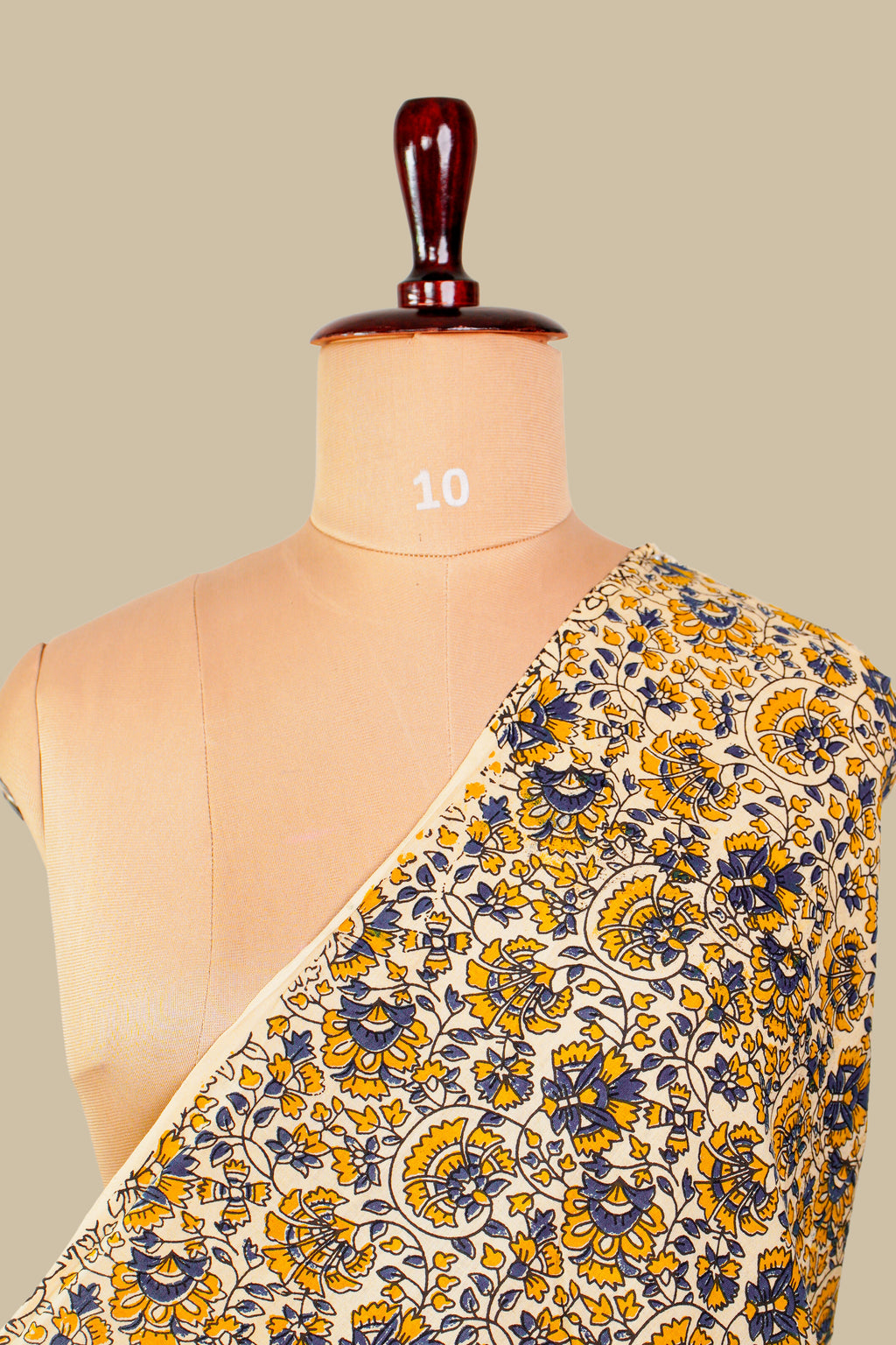 Off White Traditional kalamkari print fabrics